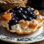 Blueberry Fluffy Cottage Cheese Cloud Bread