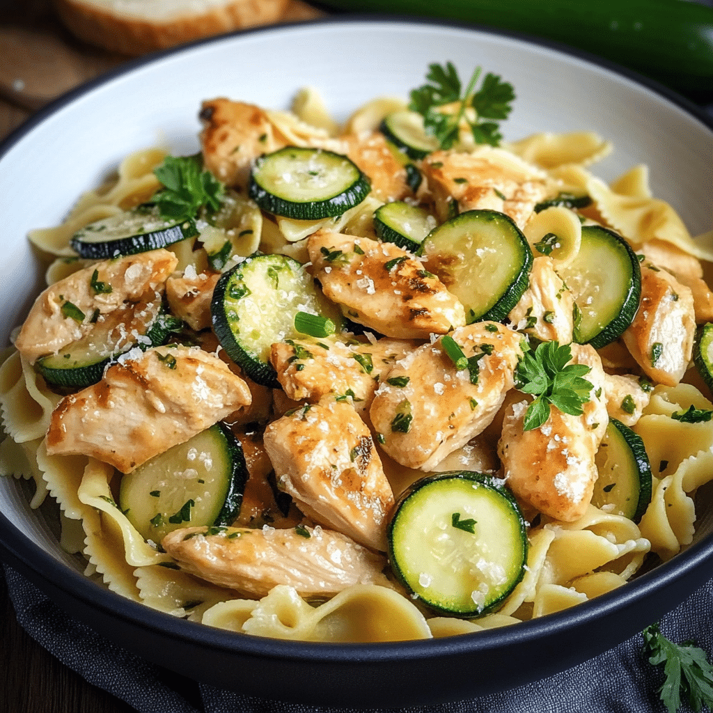 Chicken Zucchini Pasta