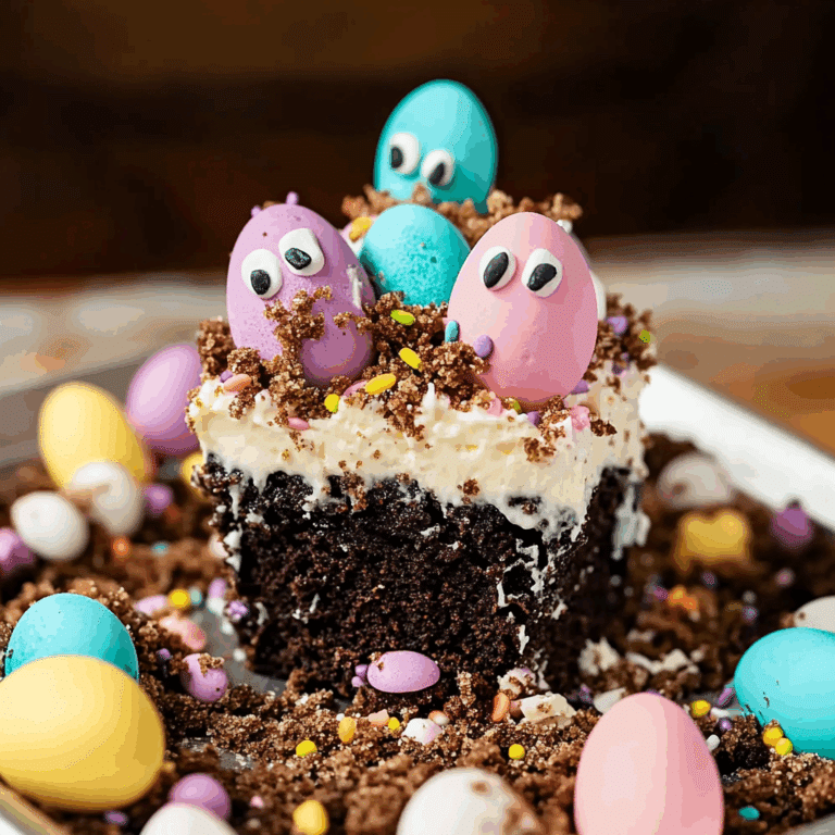 Easter Dirt Cake Dessert
