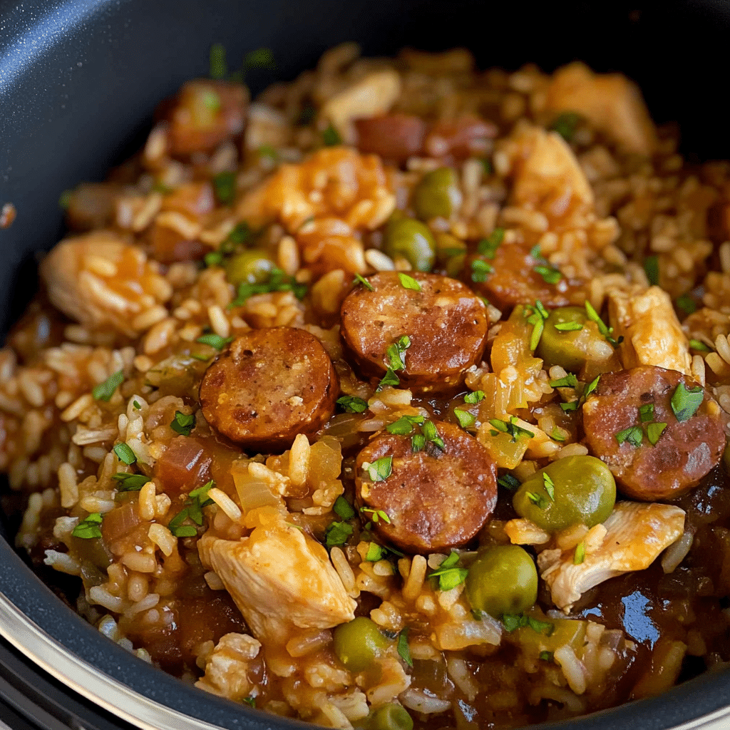 Instant Pot Chicken and Sausage Jambalaya