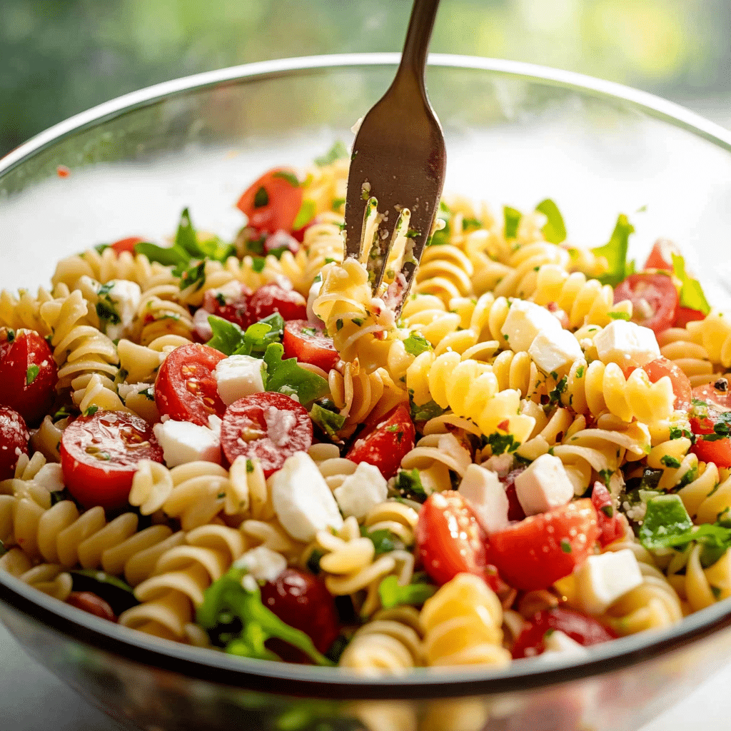 Pasta Salad with Italian Dressing