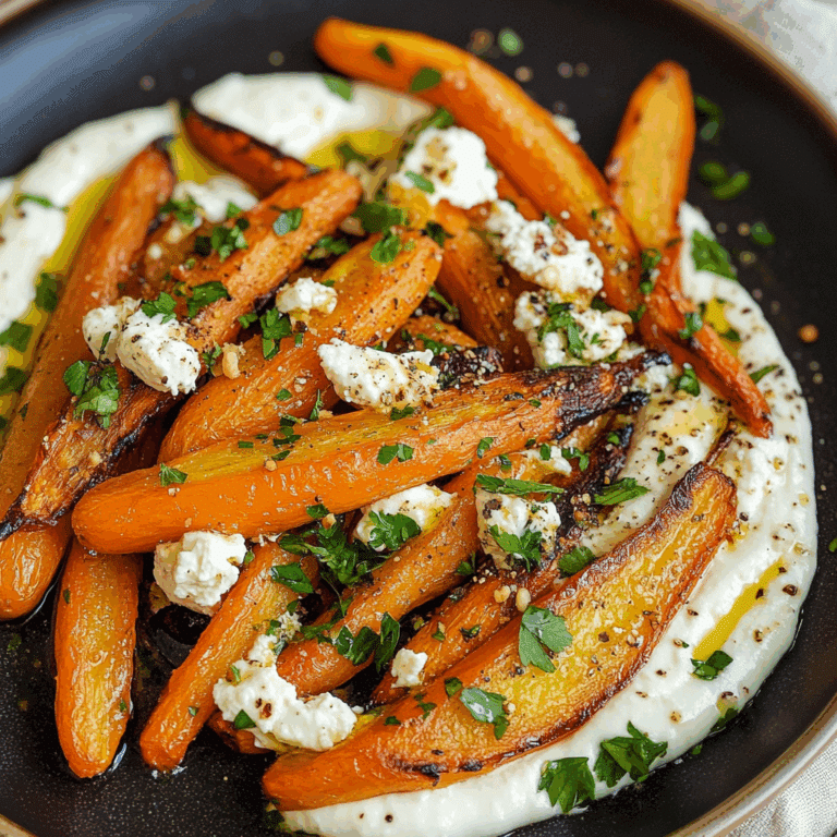 Roasted Carrots with Ricotta