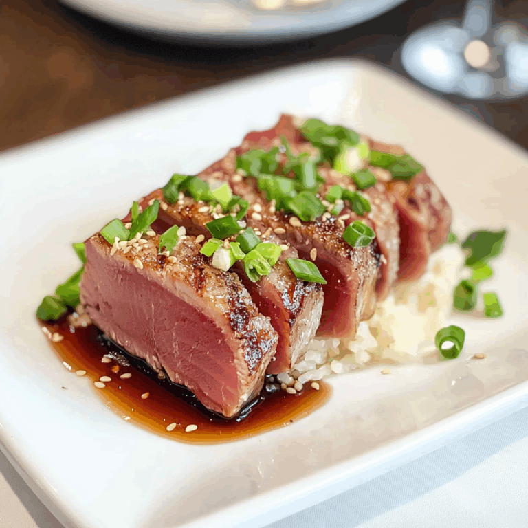 Ruth's Chris Ahi Tuna