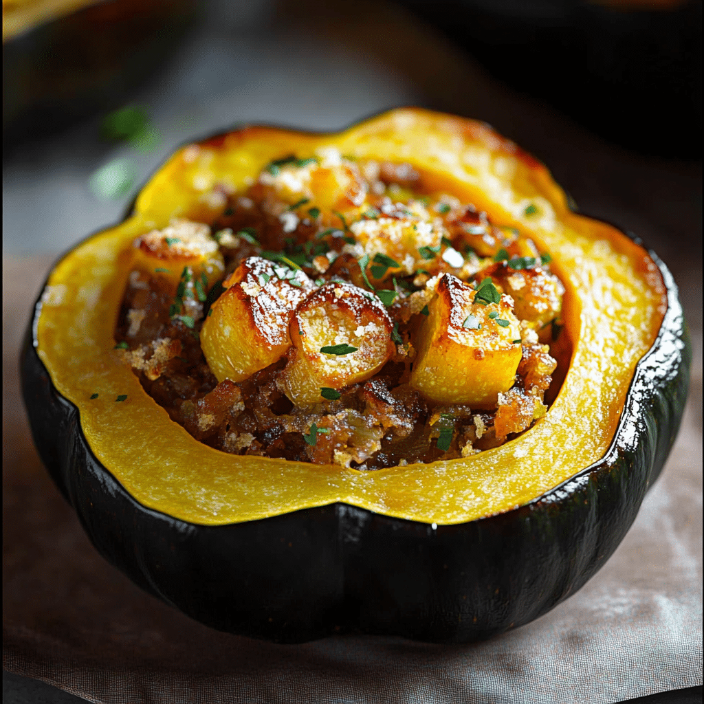 Stuffed Baked Acorn Squash
