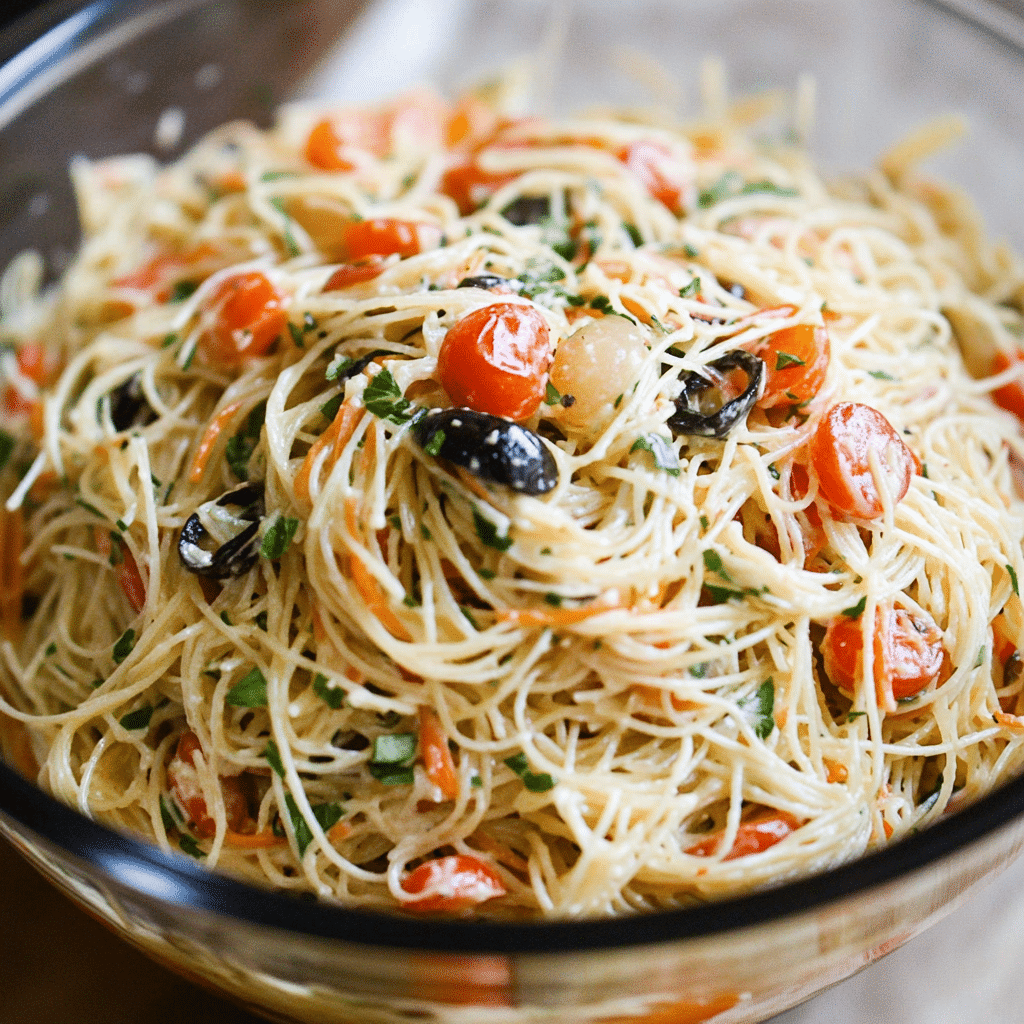 Angel Hair Pasta Salad