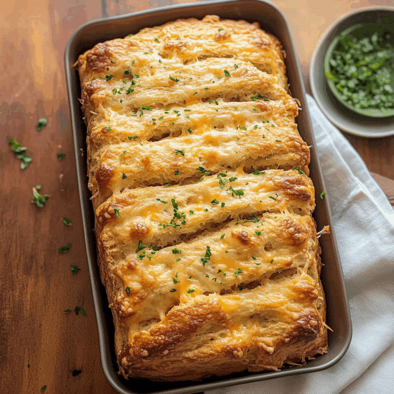 Easy Cheesy Biscuit Loaf