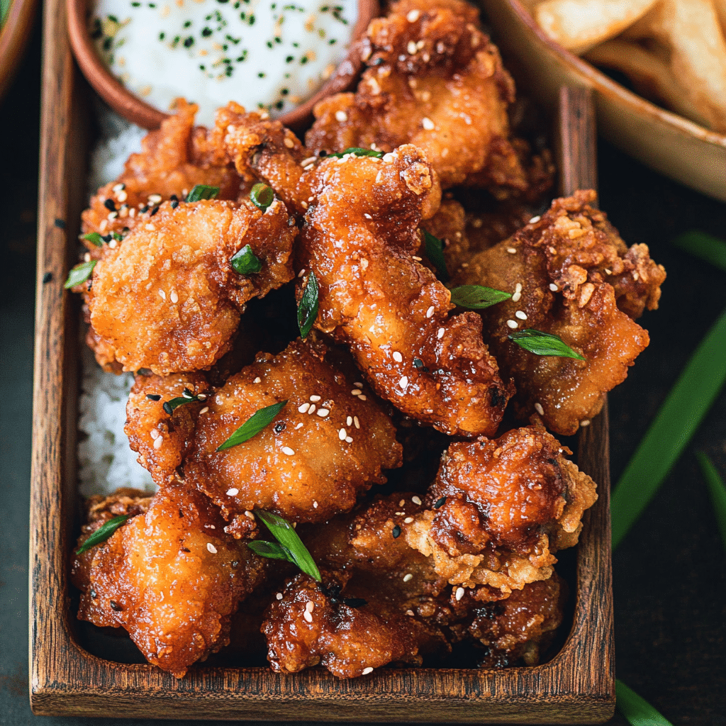 Hawaiian Garlic Fried Chicken
