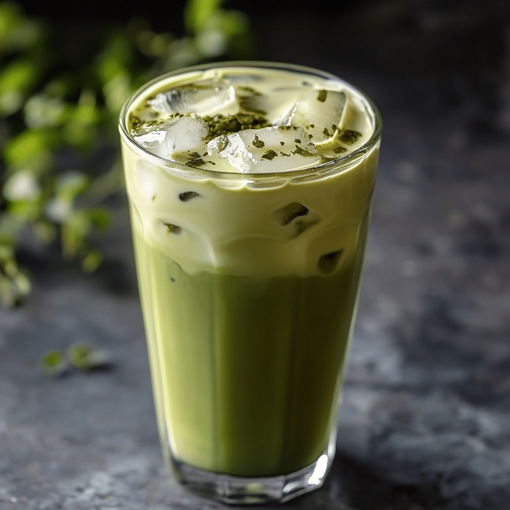 Iced Brown Sugar Matcha Latte