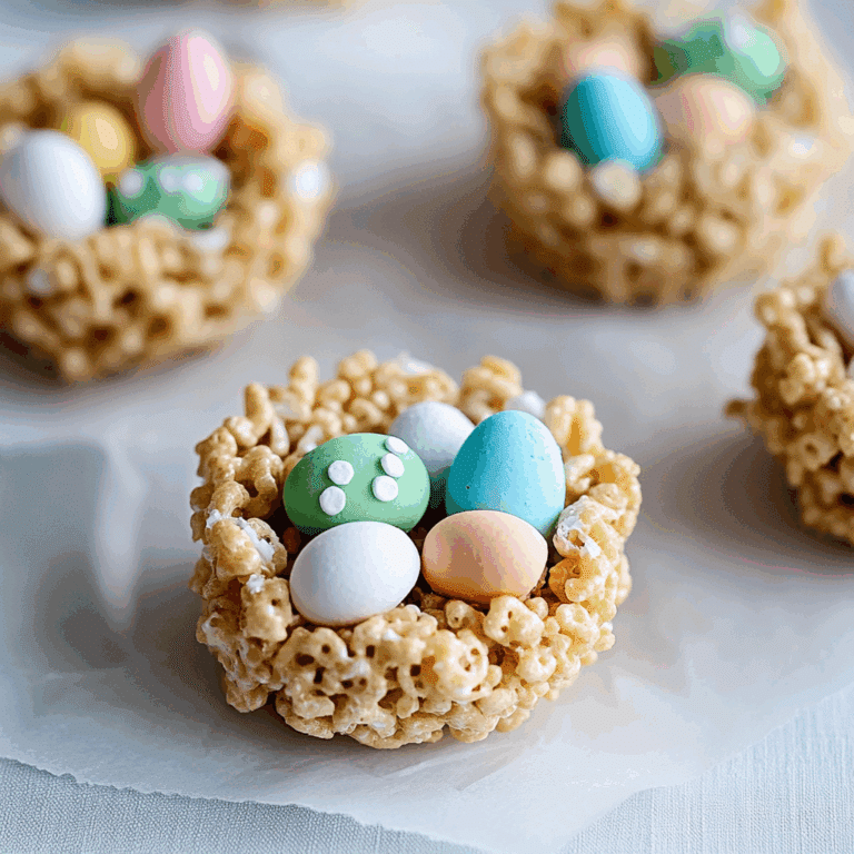 Krispies Easter Egg Nests