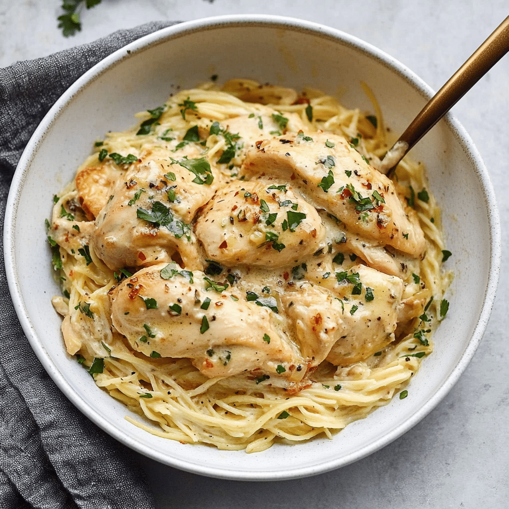 Slow Cooker Angel Chicken