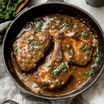 Smothered Boneless Pork Chops