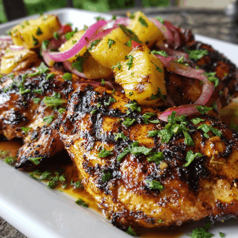 Aloha Grilled Pineapple Chicken