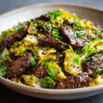 Black Pepper Beef & Cabbage Stir Fry