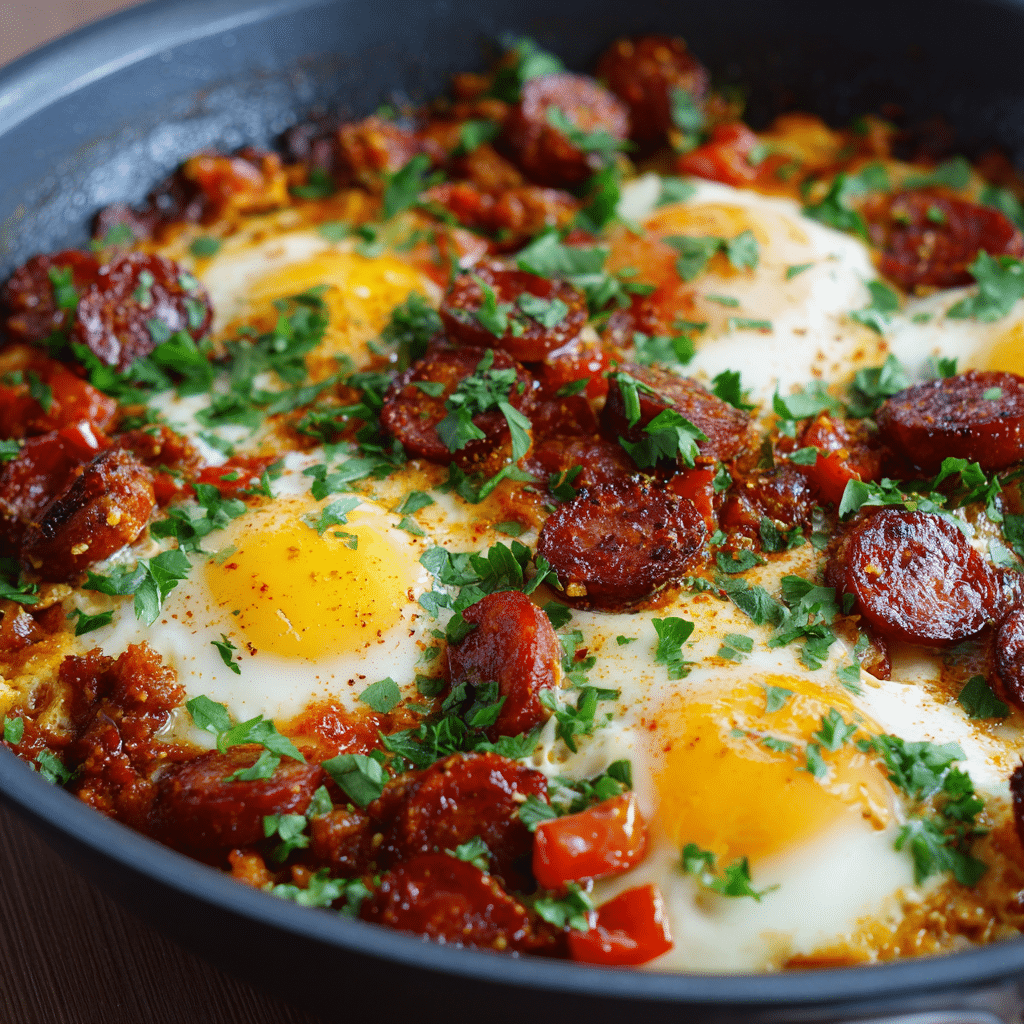 Chorizo and Eggs Skillet