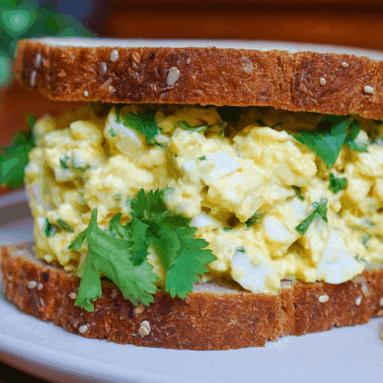 Classic Egg Salad Sandwich with Cream Cheese