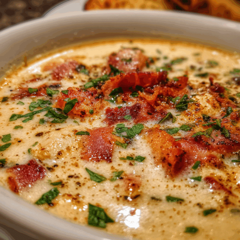 Crack Chicken Soup with Bacon & Cream Cheese