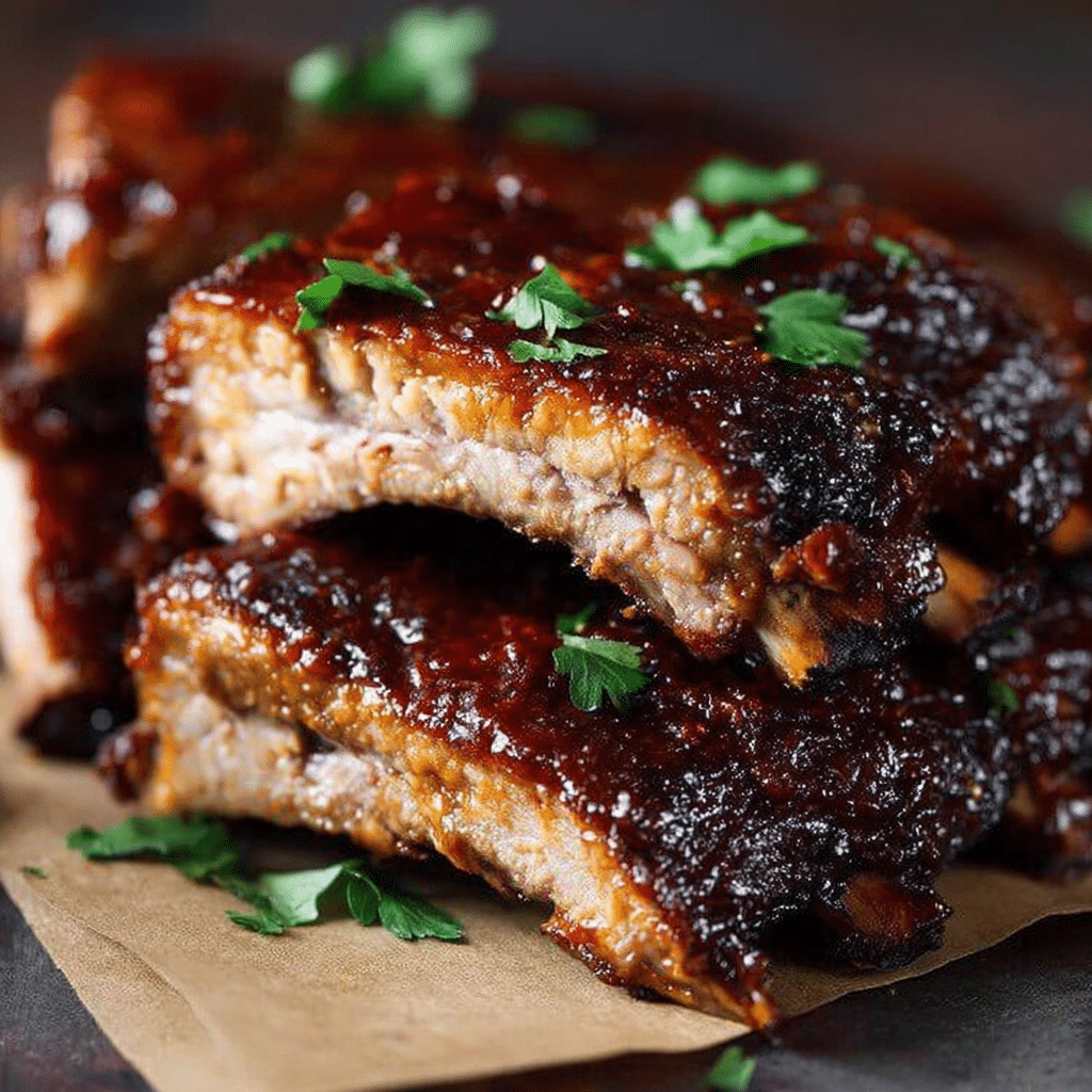 Crockpot Barbeque Ribs
