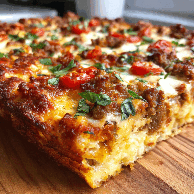 Low Carb Pizza Casserole