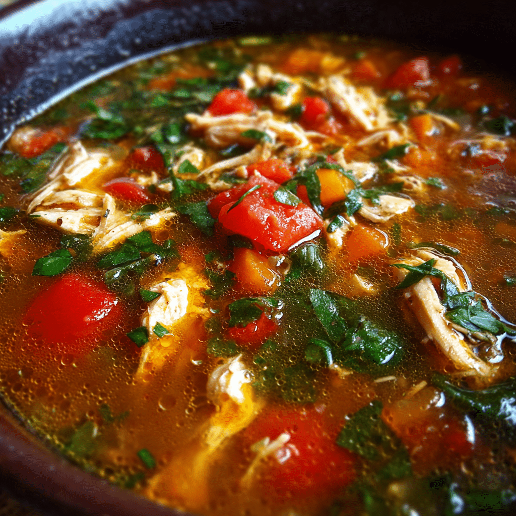 Mediterranean Chicken Soup