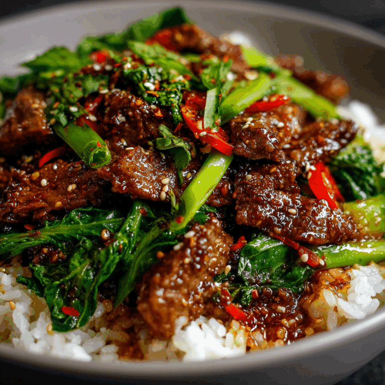 Mongolian Beef Stir-Fry Bowls