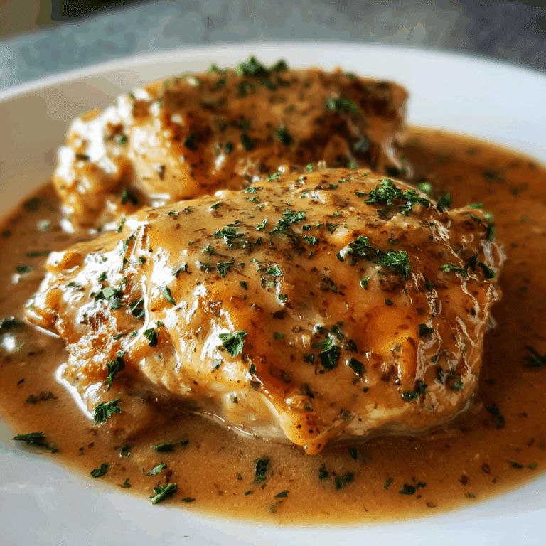 Slow Cooker Chicken and Gravy
