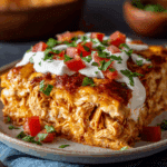 Sour Cream Chicken Enchilada Casserole