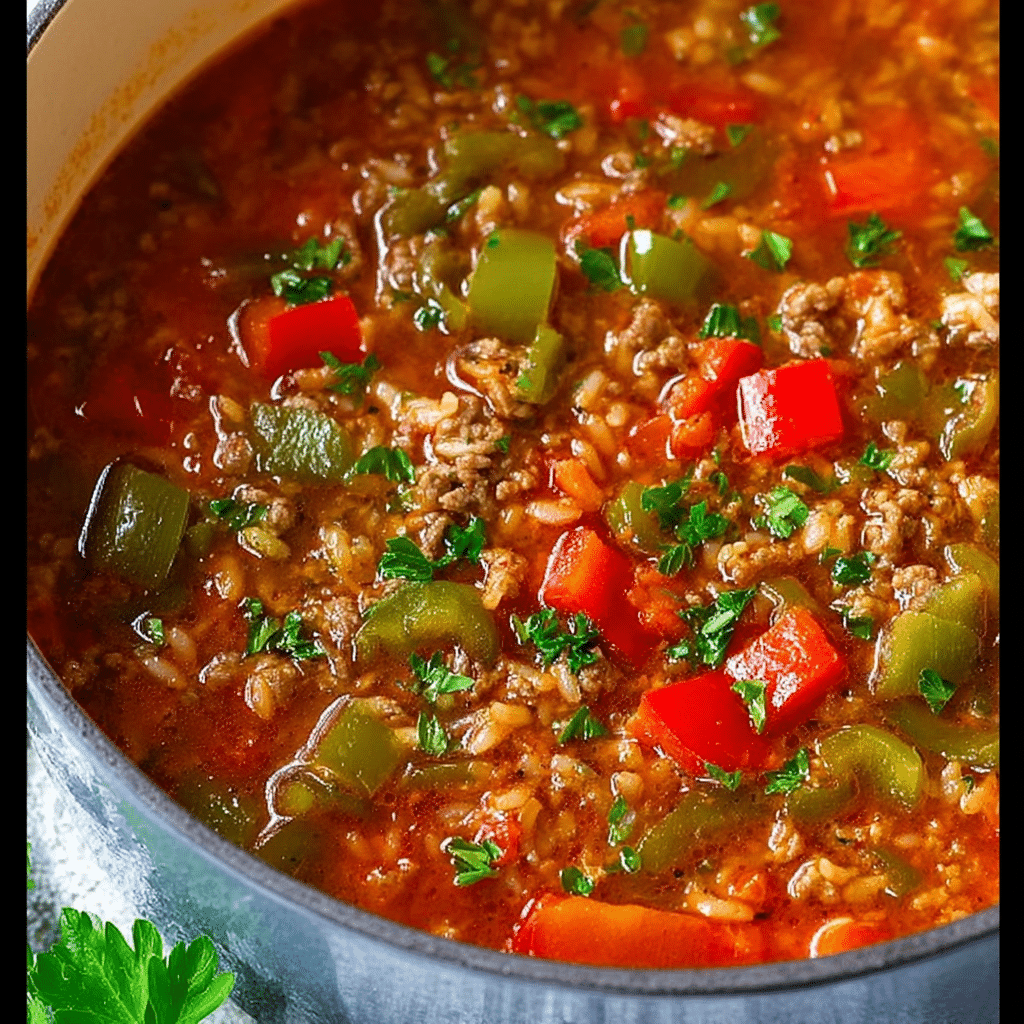 Stuffed Pepper Soup