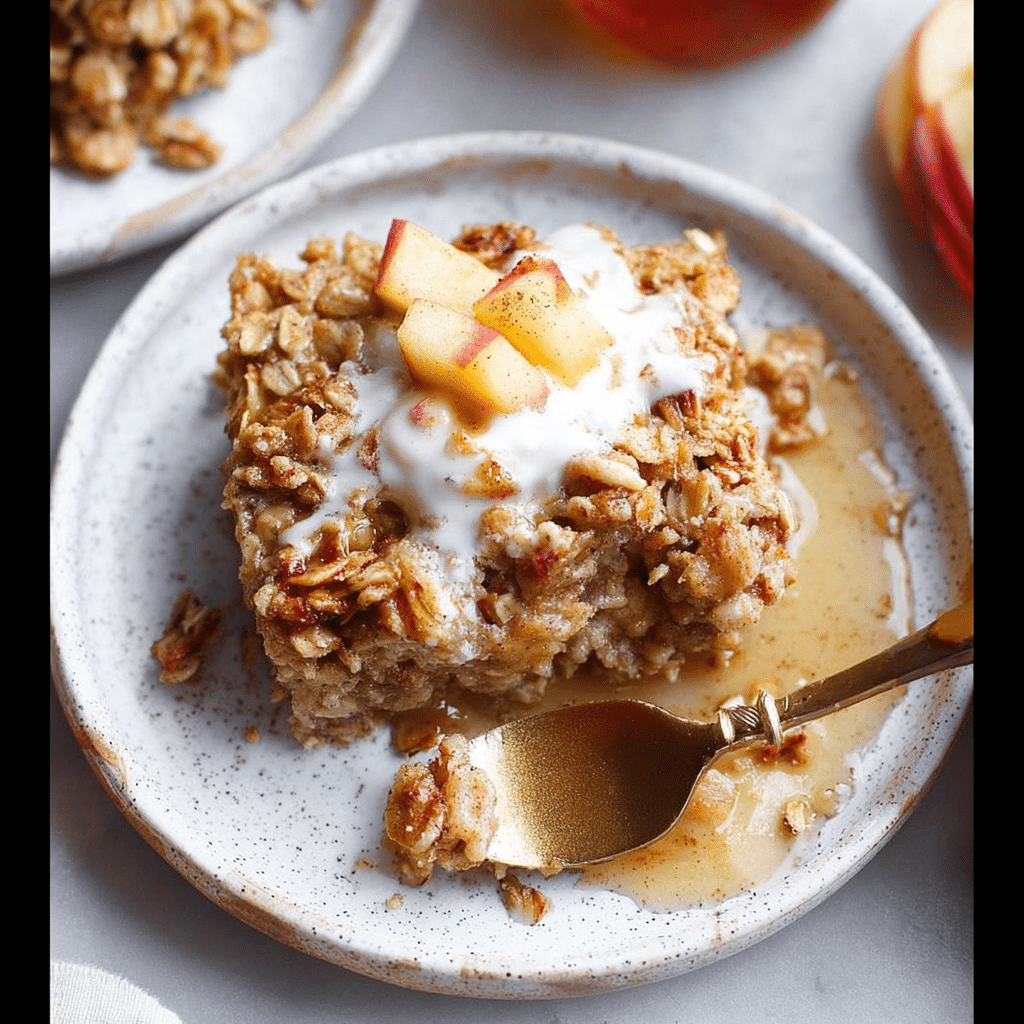 Apple Cinnamon Baked Oatmeal