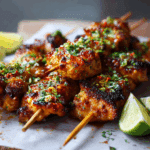 Bang Bang Chicken Skewers