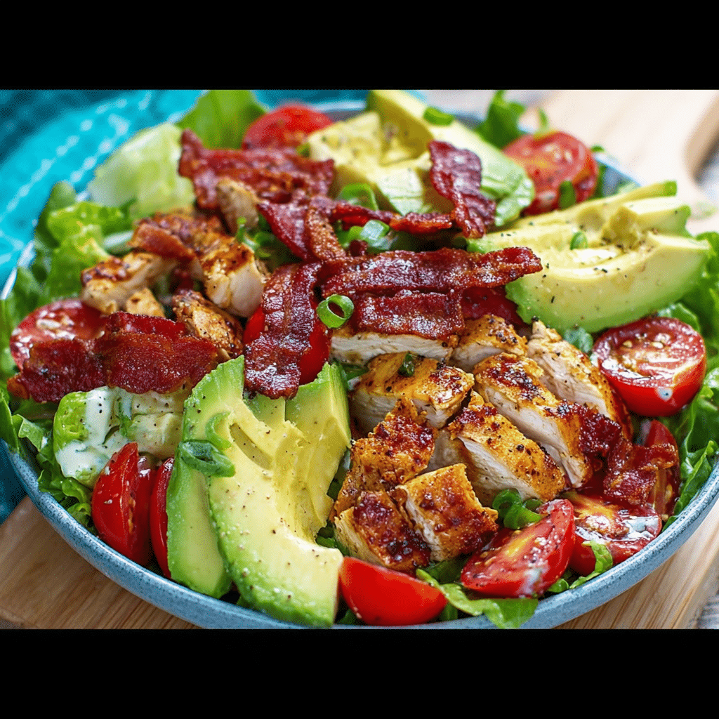 BLT Chicken Salad with Avocado