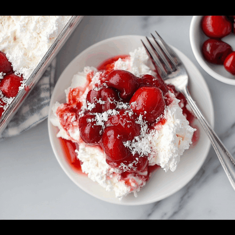 Cherries in the Snow Dessert