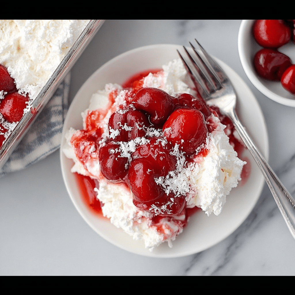 Cherries in the Snow Dessert