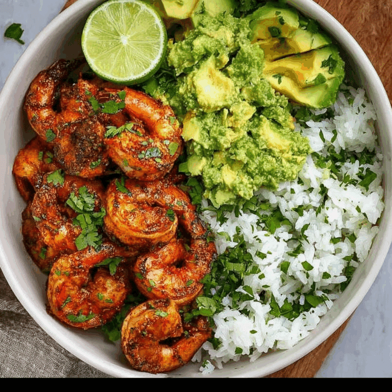 Chili Lime Shrimp Bowl