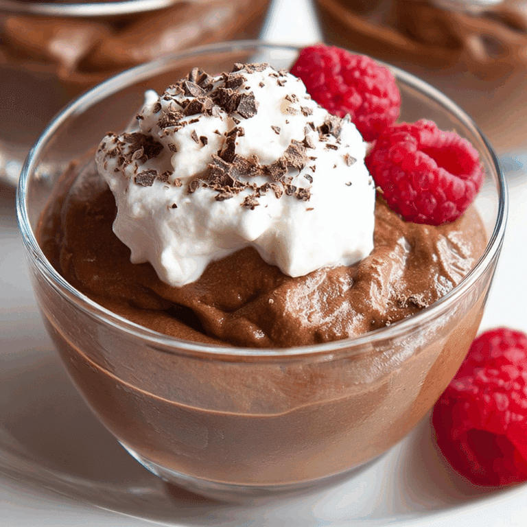 Chocolate Protein Pudding
