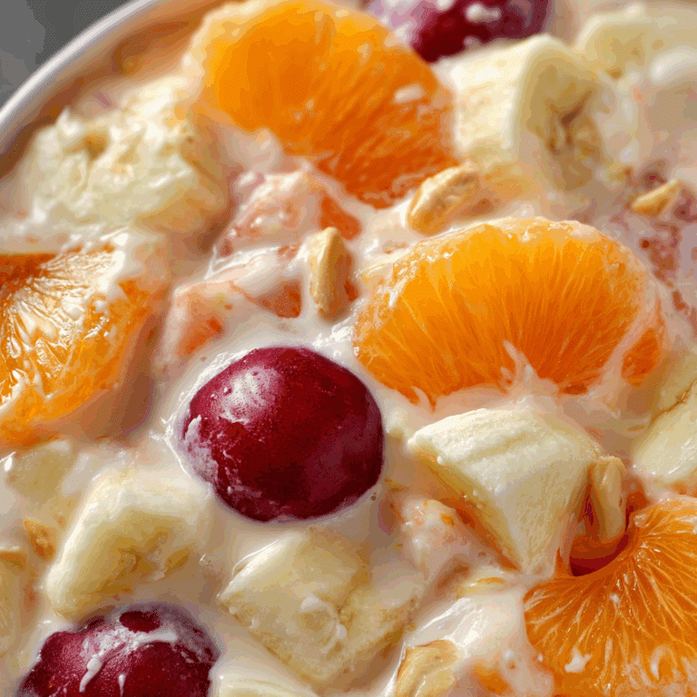 Creamy Orange Fruit Salad