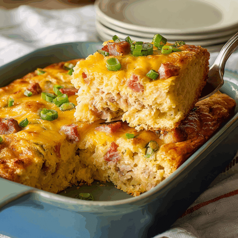 Crescent Roll Breakfast Casserole