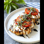 Grilled Caprese Chicken with Mozzarella