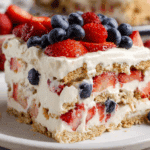 No Bake Berry Icebox Cake