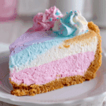 No-Bake Cotton Candy Cheesecake