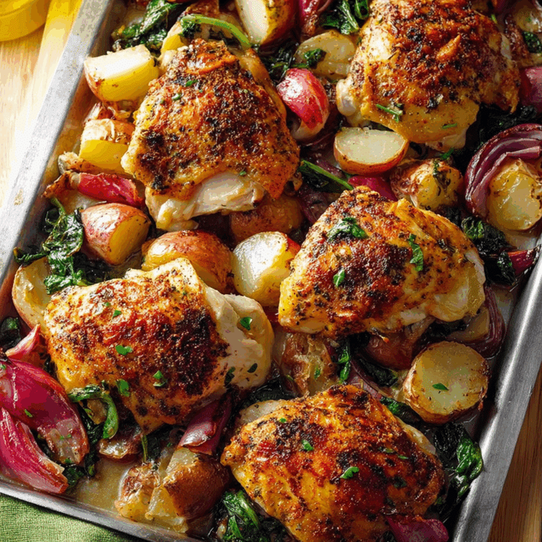 One-Pan Roasted Chicken & Veggies