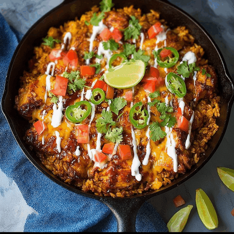 One-Pot BBQ Chicken and Rice