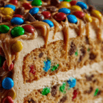 Peanut Butter M&M’s Cake