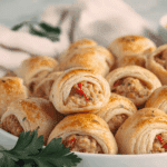 Rotel Sausage & Cream Cheese Crescent Bites