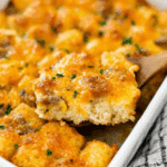 Sausage Tater Tot Breakfast Casserole