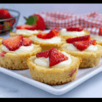 Strawberry Cheesecake Cookie Cups