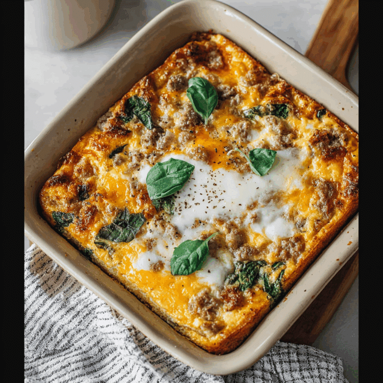 Turkey and Egg Breakfast Casserole