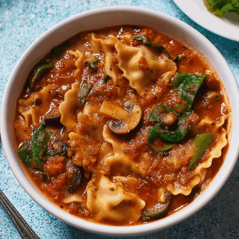 Vegan Lasagna Soup