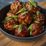 Asian Glazed Turkey Meatballs