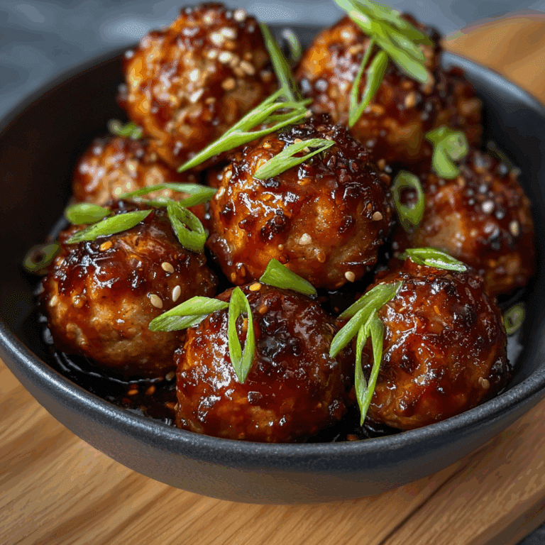 Asian Glazed Turkey Meatballs