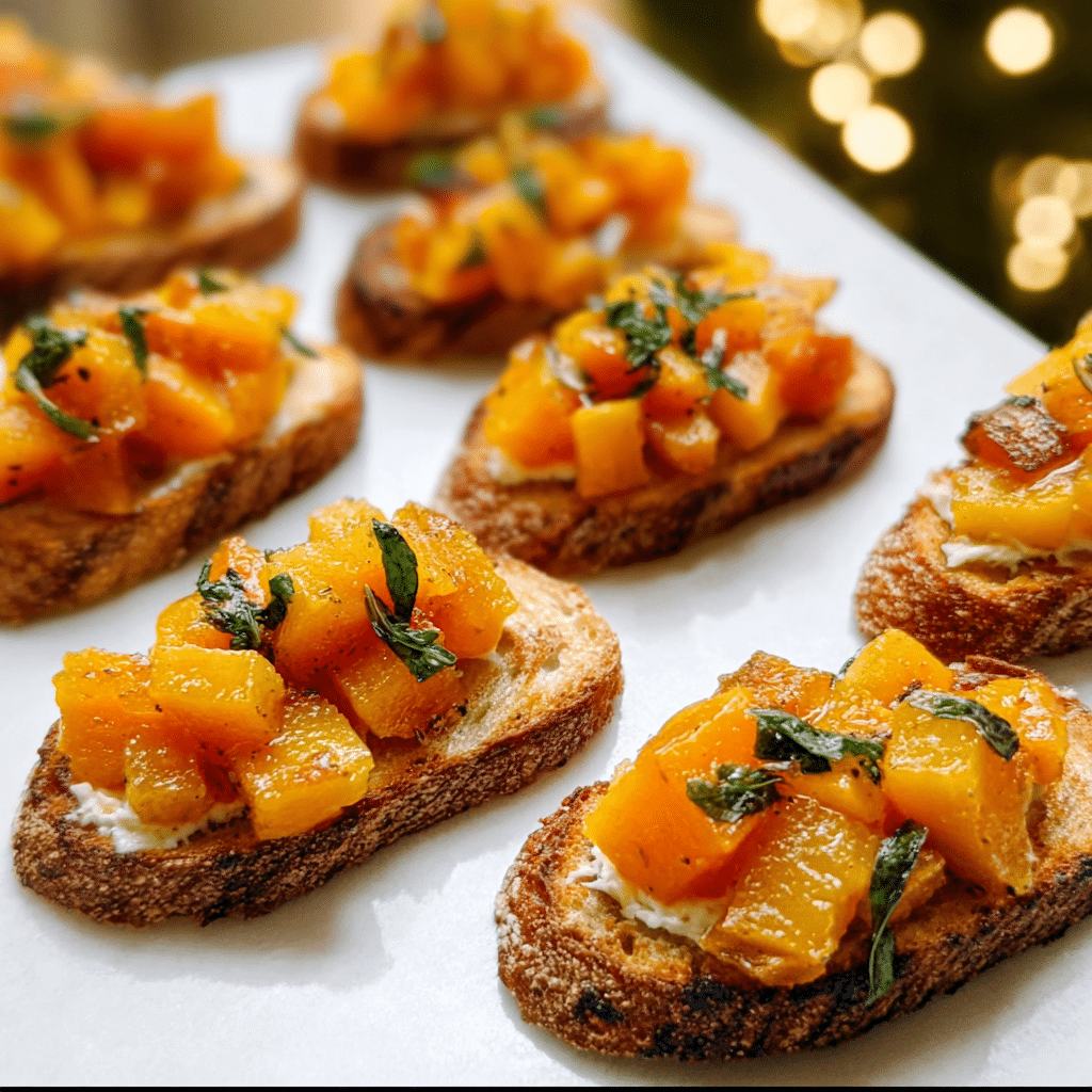 Butternut Squash Crostini